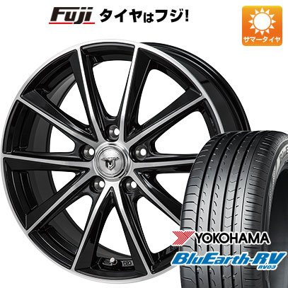 【パンク保証付き】【新品国産5穴114.3車】 夏タイヤ ホイール4本セット 205/65R15 ヨコハマ ブルーアース RV-03 モンツァ JPスタイル MJ01 15インチ(送料無料) サマータイヤ