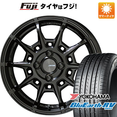 【パンク保証付き】【新品国産車用5穴114.3】 夏タイヤ ホイール4本セット 215/50R17 ヨコハマ ブルーアース RV-03 共豊 ガレルナ レフィーノ 17インチ(送料無料)
