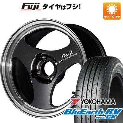 【パンク保証付き】【新品国産4穴100車】 夏タイヤ ホイール4本セット 185/70R14 ヨコハマ ブルーアース RV-03CK ヨコハマ アドバンレーシング ONI2 14インチ(送料無料)