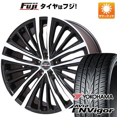 【新品国産5穴100車】 夏タイヤ ホイール4本セット 215/45R18 ヨコハマ エイビッド エンビガーS321 共豊 シャレン XR-75 モノブロック 18インチ(送料無料)