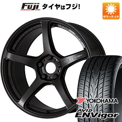 【新品国産5穴114.3車】 夏タイヤ ホイール4本セット 245/45R19 ヨコハマ エイビッド エンビガーS321 WORK ワーク エモーション T5R 19インチ(送料無料) サマータイヤ