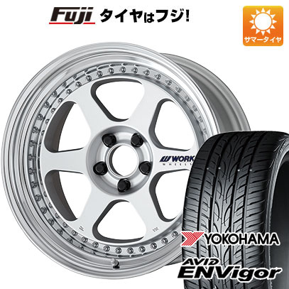 【新品国産5穴100車】 夏タイヤ ホイール4本セット 225/55R18 ヨコハマ エイビッド エンビガーS321 ワーク マイスター L1 3P 18インチ(送料無料)