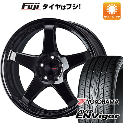 【新品国産5穴114.3車】 夏タイヤ ホイール4本セット 225/45R18 ヨコハマ エイビッド エンビガーS321 エンケイ PF05 Limited 18インチ(送料無料)