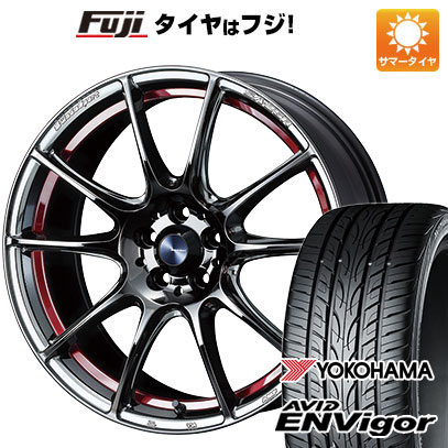 【新品国産5穴100車】 夏タイヤ ホイール4本セット 225/40R18 ヨコハマ エイビッド エンビガーS321 ウェッズ ウェッズスポーツ SA-25R 18インチ(送料無料)