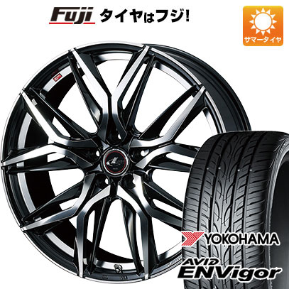 【新品国産5穴114.3車】 夏タイヤ ホイール4本セット 225/40R19 ヨコハマ エイビッド エンビガーS321 ウェッズ レオニス LM 19インチ(送料無料)