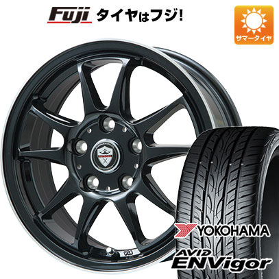 【新品国産5穴114.3車】 夏タイヤ ホイール4本セット 215/45R18 ヨコハマ エイビッド エンビガーS321 ブランドル KF28B 18インチ(送料無料) サマータイヤ