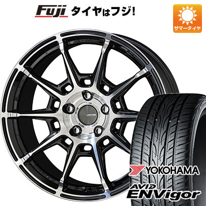 【新品国産5穴100車】 夏タイヤ ホイール4本セット 225/35R19 ヨコハマ エイビッド エンビガーS321 共豊 ガレルナ レフィーノ 19インチ(送料無料) サマータイヤ