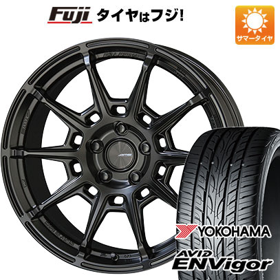 【新品国産5穴114.3車】 夏タイヤ ホイール4本セット 225/45R18 ヨコハマ エイビッド エンビガーS321 共豊 ガレルナ レフィーノ 18インチ(送料無料)