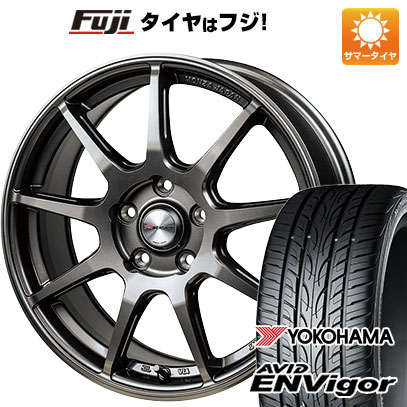 【新品国産5穴114.3車】 夏タイヤ ホイール4本セット 235/45R18 ヨコハマ エイビッド エンビガーS321 モンツァ Rバージョン FS99 18インチ(送料無料)