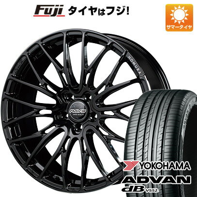 【新品】40系アルファード/ヴェルファイア用 夏タイヤ ホイール4本セット 245/45R20 ヨコハマ アドバン dB V552 レイズ ホムラ 2X10BD 20インチ(送料無料)