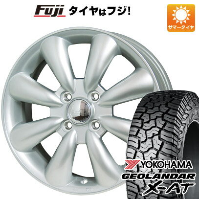 【新品 軽自動車】ハスラー デリカミニ(4WD) 夏タイヤ ホイール4本セット 165/60R15 ヨコハマ ジオランダー X-AT G016 ホットスタッフ ララパーム KC-8 15インチ(送料無料) サマータイヤ