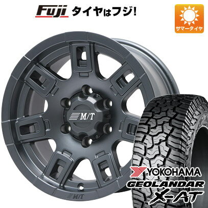 【新品国産6穴139.7車】 夏タイヤ ホイール4本セット 265/75R16 ヨコハマ ジオランダー X-AT G016 ミッキートンプソン サイドビター2 16インチ(送料無料)