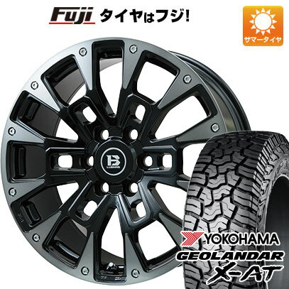【新品国産車用6穴139.7】 夏タイヤ ホイール4本セット 285/55R20 ヨコハマ ジオランダー X-AT G016 RBL ビッグウエイ B-LUGNAS BRD(ブラックポリッシュ/ブラッククリア) 20インチ(送料無料)