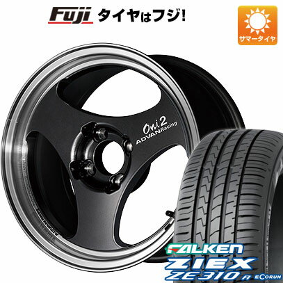 【新品国産4穴100車】 夏タイヤ ホイール4本セット 195/65R15 ファルケン ジークス ZE310R エコラン（限定） ヨコハマ アドバンレーシング ONI2 15インチ(送料無料)