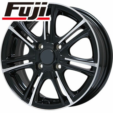 【送料無料 N-BOX タントカスタム ワゴンR】 165/55R15 15インチ BRANDLE ブランドル M68BP 4.5J 4.50-15 BRIDGESTONE ブリヂストン エコピア NH100 C サマータイヤ ホイール4本セット