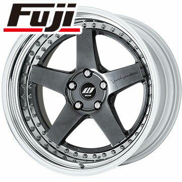 【送料無料】 225/35R19 19インチ WORK ワーク ジスタンス W5S サンドイッチ 7.5J 7.50-19 YOKOHAMA ヨコハマ アドバン スポーツ V105 サマータイヤ ホイール4本セット【YO17sum】