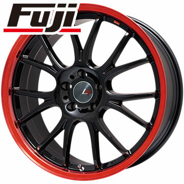 【送料無料】 245/35R19 19インチ LEHRMEISTER レアマイスター ヴァッサーノ(ブラック/レッドクリア) 8J 8.00-19 SAFFIRO サフィーロ SF5000(限定) サマータイヤ ホイール4本セット