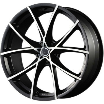 【パンク保証付き】【新品国産5穴100車】 夏タイヤ ホイール4本セット 215/35R19 ニットー NT555 G2 エムズスピード ジュリア フルスロットル 19インチ(送料無料)