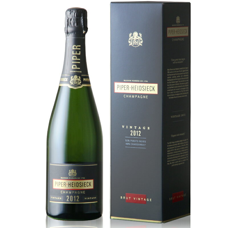 Piper-Heidsieck パイパー エドシック ブリュット ヴィンテージ 2012 (化粧箱入り)【正規輸入品】※沖縄・離島は別途送料