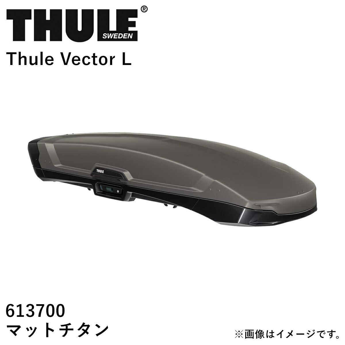 【送り先 取付店様、法人様、限定商品】THULE スーリー ルーフボックス ベクターLチタン TH6137 送料無料(一部地域除く)※個人宅配送不可