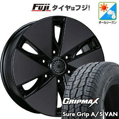 【新品】ハイエース200系 オールシーズンタイヤ ホイール4本セット 215/60R17 109/107H グリップマックス シュアグリップ オールシーズン Van(限定) ヴァレンティジャパン VALENTI ヴァレード 6.5J 17インチ(送料無料)