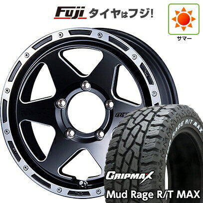 【新品】ジムニー 夏タイヤ ホイール4本セット 185/85R16 グリップマックス マッドレイジR/T MAX RWL(限定2024年製) SSR ディバイド TR-6 5.5J 16インチ(送料無料)
