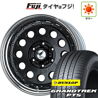【新品】ランクル250/ランクル300 夏タイヤ ホイール4本セット 265/65R18 ダンロップ グラントレック PT5 スーパースター ロディオドライブ LDD-1 8.5J 18インチ(送料無料)