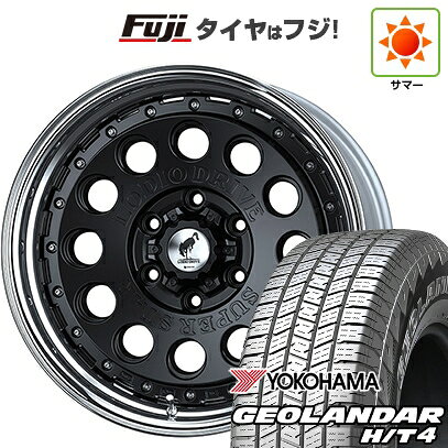【新品】ランクル250/ランクル300 夏タイヤ ホイール4本セット 265/65R18 ヨコハマ ジオランダー H/T4 G062 スーパースター ロディオドライブ LDD-1 9J 18インチ(送料無料)