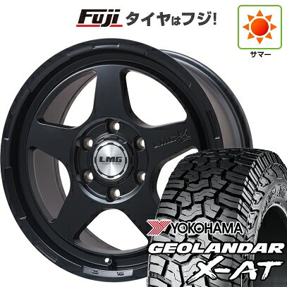 樂天商城 - 【新品】ランクル300 夏タイヤ ホイール4本セット 285/65R18 116T ヨコハマ ジオランダー X-AT G016 RBL レアマイスター LMG 極(マットブラック) 8.5J 18インチ(送料無料)