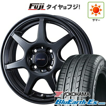 【新品 軽自動車】 夏タイヤ ホイール4本セット 165/70R13 ヨコハマ ブルーアース ES32 WEDS ウェッズ ヴェルバ ワンダー 4J 13インチ(送料無料)