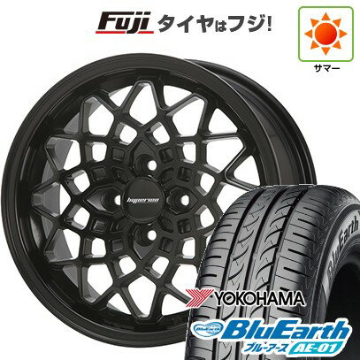 【新品 軽自動車】ハスラー デリカミニ(4WD) 夏タイヤ ホイール4本セット 165/60R15 ヨコハマ ブルーアース AE-01 MLJ ハイペリオン カルマ 5J 15インチ(送料無料)