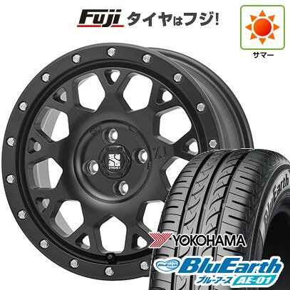 【新品 軽自動車】ハスラー デリカミニ(4WD) 夏タイヤ ホイール4本セット 165/60R15 ヨコハマ ブルーアース AE-01 MLJ エクストリームJ XJ04 15インチ(送料無料) サマータイヤ
