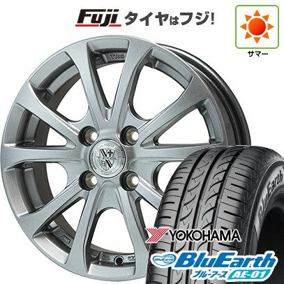 【新品 軽自動車】ハスラー デリカミニ(4WD) 夏タイヤ ホイール4本セット 165/60R15 ヨコハマ ブルーアース AE-01 ビッグウエイ TRG-バーンII 15インチ(送料無料) サマータイヤ