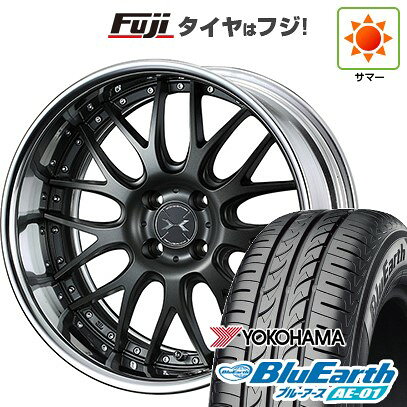 【新品】クロスビー/イグニス 夏タイヤ ホイール4本セット 175/60R16 ヨコハマ ブルーアース AE-01 WEDS ウェッズ マーベリック 709M 6J 16インチ(送料無料)