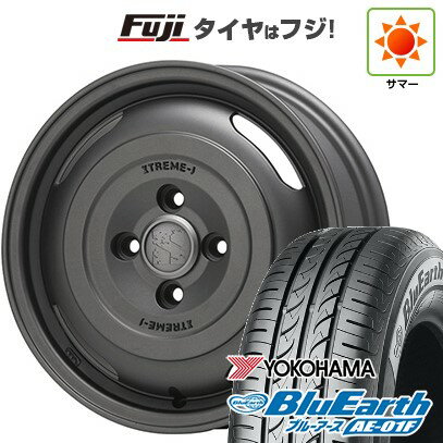 【新品国産車用4穴100】 夏タイヤ ホイール4本セット 175/65R14 ヨコハマ ブルーアース AE-01F MLJ エクストリームJ ジャーニー 14インチ(送料無料)