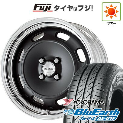 【新品国産車用4穴100】 夏タイヤ ホイール4本セット 195/55R16 ヨコハマ ブルーアース AE-01F WORK ワーク シーカー DT 6J 16インチ(送料無料)