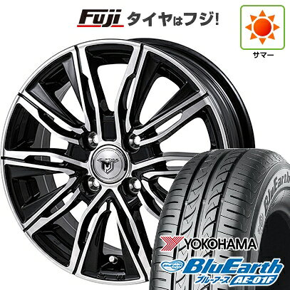 【新品国産車用4穴100】 夏タイヤ ホイール4本セット 195/55R16 ヨコハマ ブルーアース AE-01F モンツァ JPスタイル MJ-X 6J 16インチ(送料無料)