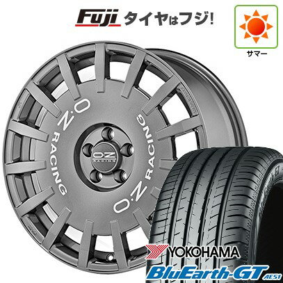 【新品国産車用5穴100】 夏タイヤ ホイール4本セット 215/40R18 ヨコハマ ブルーアース GT AE51 OZ ラリーレーシング 18インチ(送料無料)