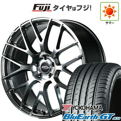 【新品国産5穴100車】 夏タイヤ ホイール4本セット 225/35R19 ヨコハマ ブルーアース GT AE51 MID WHEELS MID EXCLUSIVE 028F 19インチ(送料無料) サマータイヤ