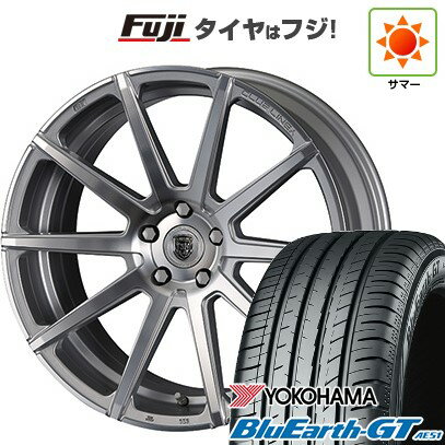 【新品国産車用5穴100】 夏タイヤ ホイール4本セット 215/40R18 ヨコハマ ブルーアース GT AE51 クリムソン クラブリネア マルディーニ FF 18インチ(送料無料)