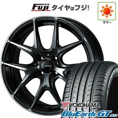 【新品国産車用4穴100】 夏タイヤ ホイール4本セット 195/45R16 ヨコハマ ブルーアース GT AE51 WEDS ウェッズスポーツ SA-01R 16インチ(送料無料)