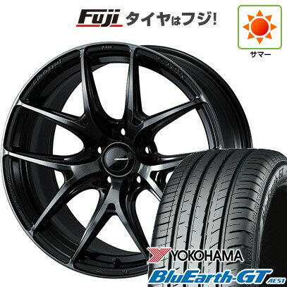 【新品国産車用5穴100】 夏タイヤ ホイール4本セット 215/40R18 ヨコハマ ブルーアース GT AE51 WEDS ウェッズスポーツ SA-01R 18インチ(送料無料)