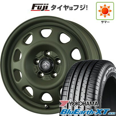 【新品国産車用5穴114.3】 夏タイヤ ホイール4本セット 225/65R17 ヨコハマ ブルーアース XT AE61 トピー ランドフット SWZ 17インチ(送料無料)