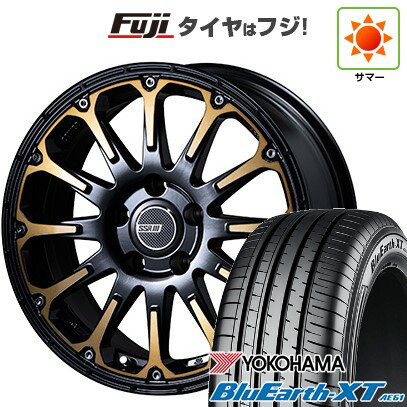 【新品国産車用5穴114.3】 夏タイヤ ホイール4本セット 215/70R16 ヨコハマ ブルーアース XT AE61 SSR ディバイド FT 16インチ(送料無料)