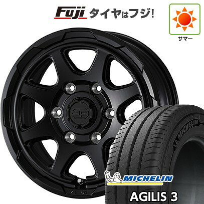 【新品】ハイエース200系 夏タイヤ ホイール4本セット 195/80R15 108/106S ミシュラン アジリス3 WEDS ウェッズアドベンチャー スタットベルク 6J 15インチ(送料無料)