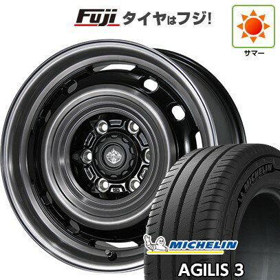 ホイールTOPY ランドフット XFGホイールサイズ6.00-15HOLE/PCD インセットF：6H/139【インセットについて】ご登録頂いたお車に適合するサイズをご用意させて頂きます。ご指定がある場合は備考にご記載下さい。※一部限定品など、ご指定頂けない場合がございます。ホイールカラースモーククリアポリッシュ・グロスブラック/ポリッシュタイヤMICHELIN アジリス3タイヤサイズ195/80R15セット内容タイヤ＆ホイール4本セットの価格です。タイヤ・ホイールの組み込みとバランス調整後に発送いたします。参考適合車種200系ハイエース・200系レジアスエース装着適合確認について適合車種に掲載されている車種でも、年式・型式・グレードによっては装着サイズが異なる場合がございます。 標準装着サイズよりインチを下げる場合はキャリパー干渉の恐れがございますので、オススメ致しておりません。 オフセット等、お車とのマッチングについては、ご注文の際に弊社からご案内させていただきますので予めご了承願います。（ご指定のサイズがある場合、ご注文の際、入力お願いします。） ホイールによりキャリパークリアランス・ハブ高・インセット（オフセット）等異なります。適合車種掲載車両でも、装着出来ない場合もございます。また車両の加工・調整が必要な場合もございます。詳しくは問い合わせ下さい。 ご購入後の返品や交換お受け出来ませんのでご注意下さい納期について商品により完売・欠品の場合もございます。また、お取り寄せに時間のかかる商品もございますので、お急ぎの場合は予めお問合せ下さい。特記事項商品代金には追加オプション(ナット等)の金額は含まれておりません。ご注文後に、弊社より合計金額をご案内致します。ご注文の際には、車種名・年式・型式・グレード・ノーマル車高かローダウンか等、出来るだけ詳しくご入力お願い致します。 掲載している商品画像はイメージです。ホイールのサイズやインセットなどにより、リム幅やセンター部の落ち込み寸法は異なります。画像と現物のイメージ相違によるお取替えや返品は承ることは出来ません。 お問い合わせお電話でのお問い合わせはこちらE-mail　rakuten@fujicorporation.ne.jp ※商品番号は（fuji-2185-163559-32586-32586）です。