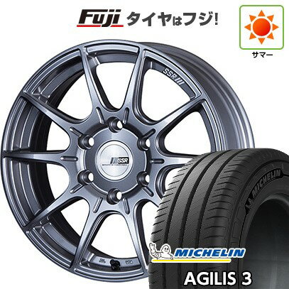 【新品】ハイエース200系 夏タイヤ ホイール4本セット 215/60R17 109/107T ミシュラン アジリス3 SSR ディバイド X01H 6.5J 17インチ(送料無料)