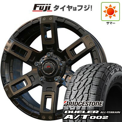 【新品国産車用5穴114.3】 夏タイヤ ホイール4本セット 245/70R16 ブリヂストン デューラー A/T002 OWL/RBL エムクライム カノン 16インチ(送料無料)