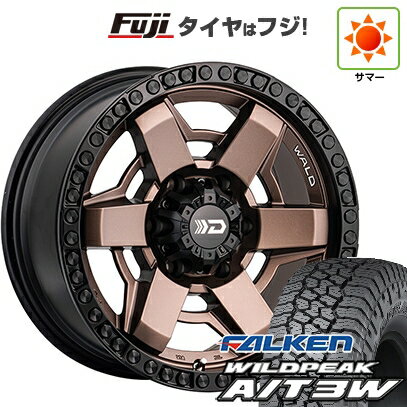 【新品】プラド/ハイラックス 夏タイヤ ホイール4本セット 265/65R17 ファルケン ワイルドピーク A/T3W ヴァルド デザートライン DS-001 17インチ(送料無料) サマータイヤ