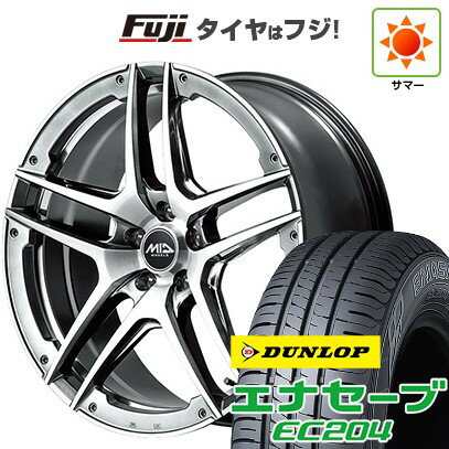 【新品国産車用5穴114.3】 夏タイヤ ホイール4本セット 215/50R17 ダンロップ エナセーブ EC204 MID WHEELS MID EXCLUSIVE 025SV 17インチ(送料無料)